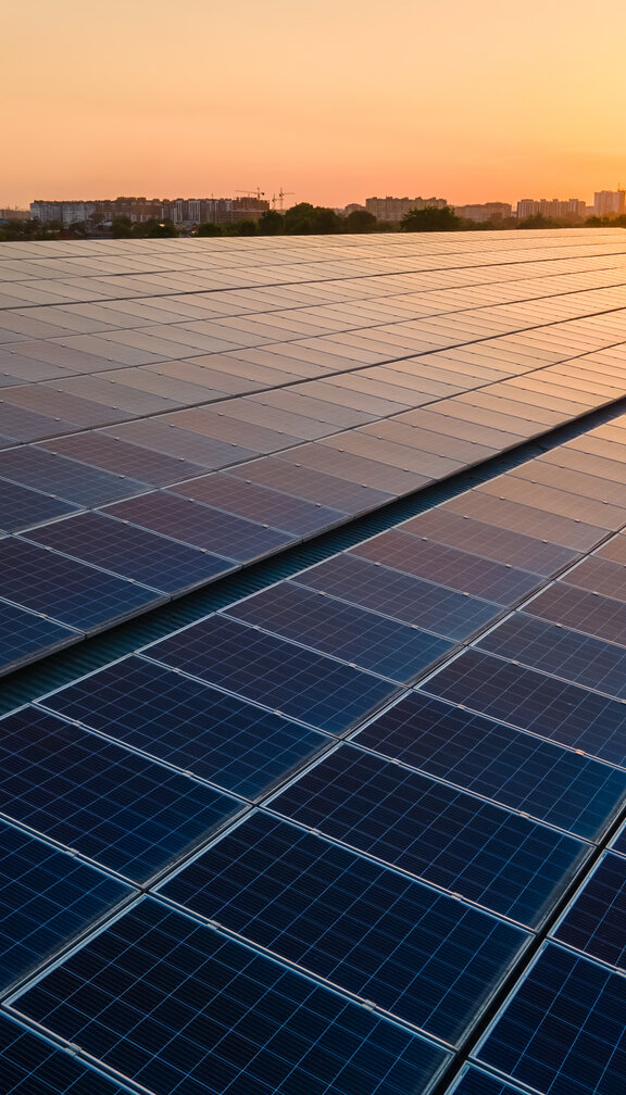 close up solar sunset