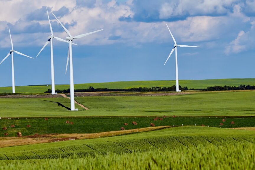 wind turbines