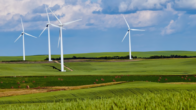 wind turbines